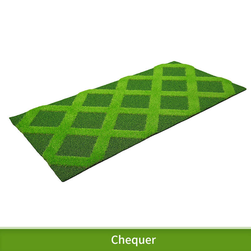 3D Embossed Turf - Chequer