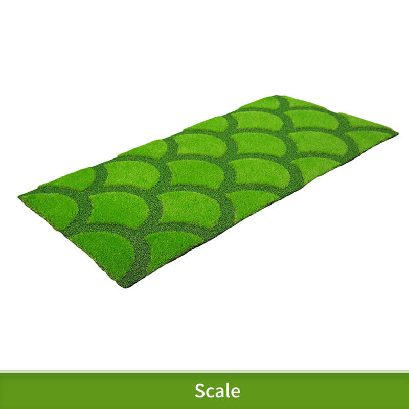 3D Embossed Turf - Scale